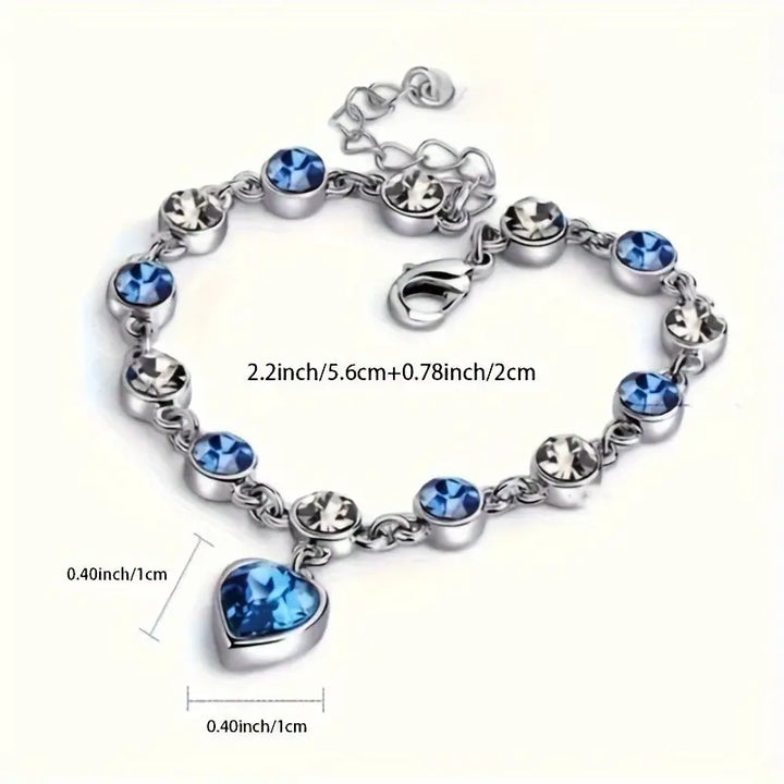 Ocen Heart Glow Bracelet | White Gold
