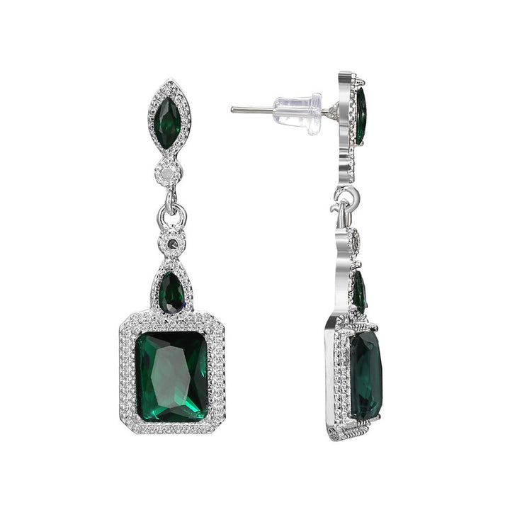Clarian Verdancia Earrings | White Gold
