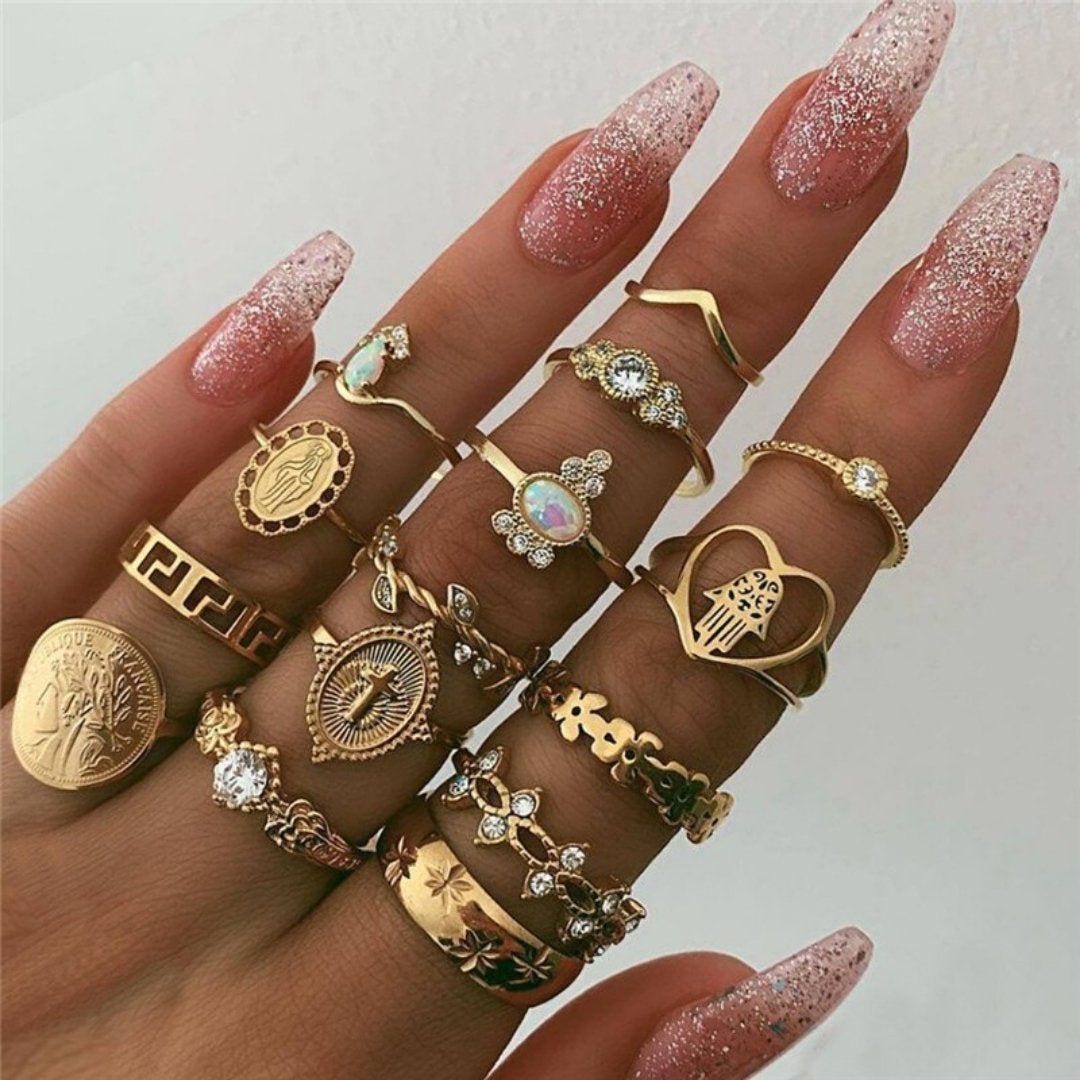 Exclusive Set of 8 to 12 Premium Rings
