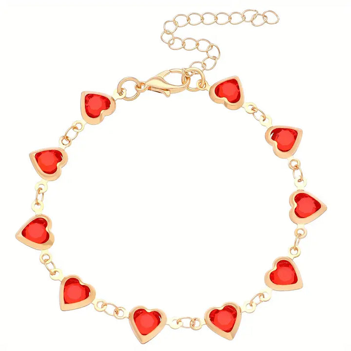 Ophalyra Garnetelle Bracelet | Gold