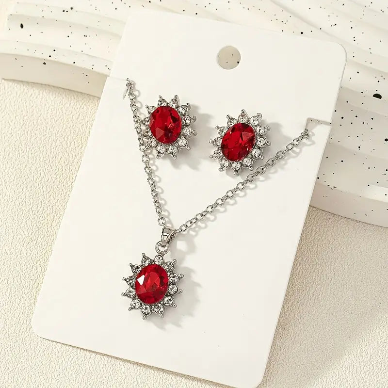 Katia Ruberyn Jewelry Set | White Gold