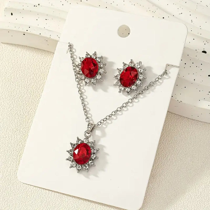 Katia Ruberyn Jewelry Set | White Gold