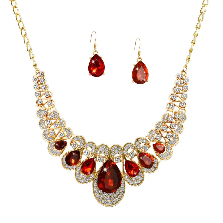 Modified title: Maevina Crimselle Jewelry Set | Gold