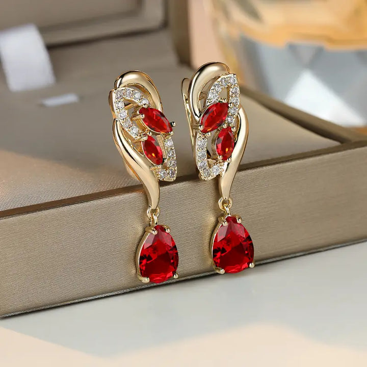 Saphira Cindorelle Earrings | Gold
