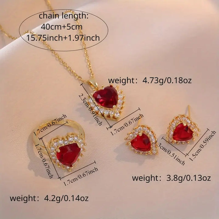 Anavella Roubella Jewelry Set | Gold