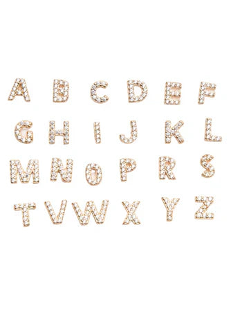 Initial Earrings