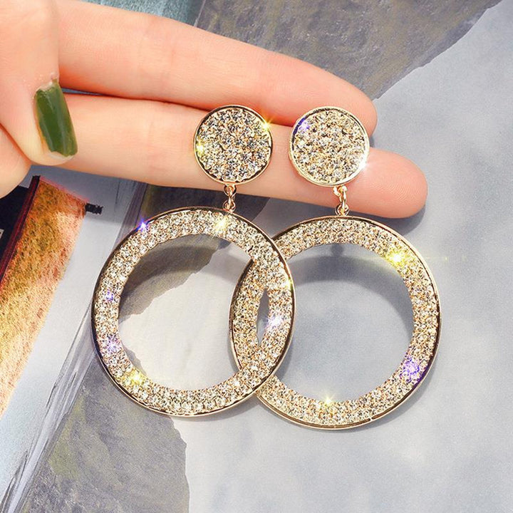Zirconya Earrings in Gold and Silver