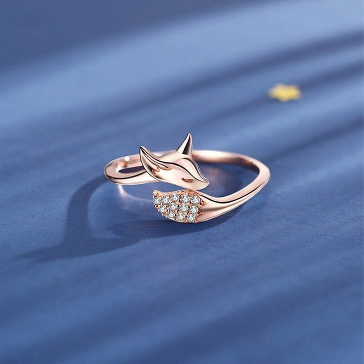 Silver Fox Ring in Rose