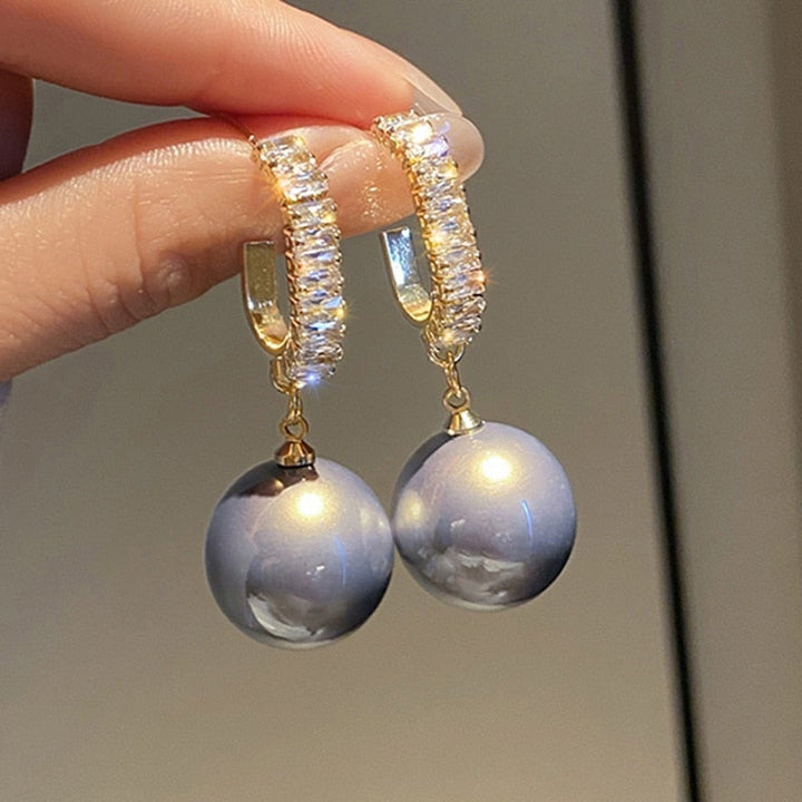 Luxe Pearl and Zirconia Earrings