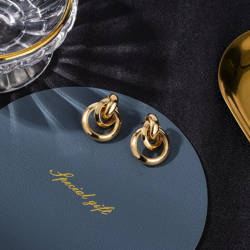 Luxe Gold Earrings