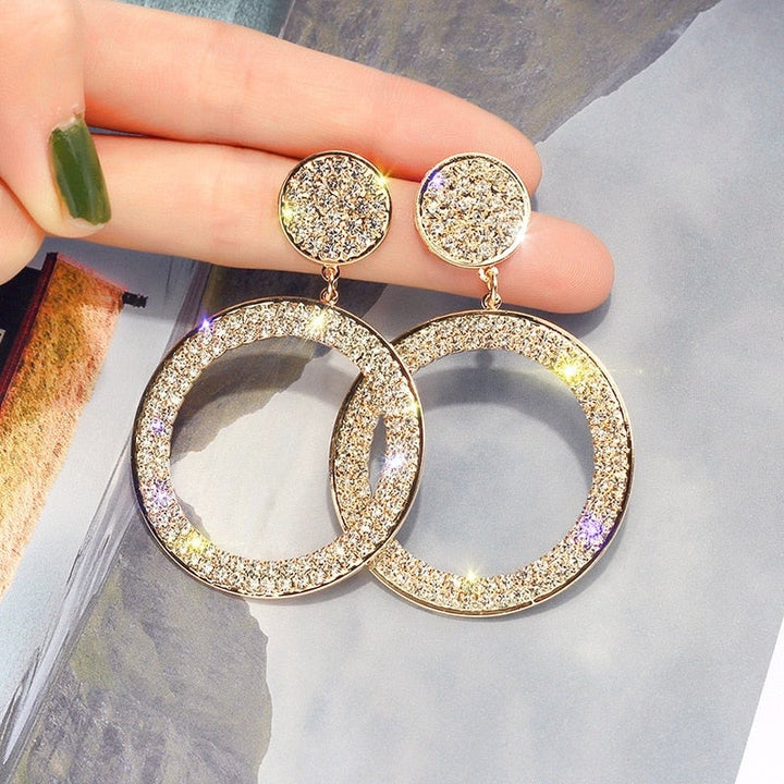 Zirconya Earrings in Gold and Silver