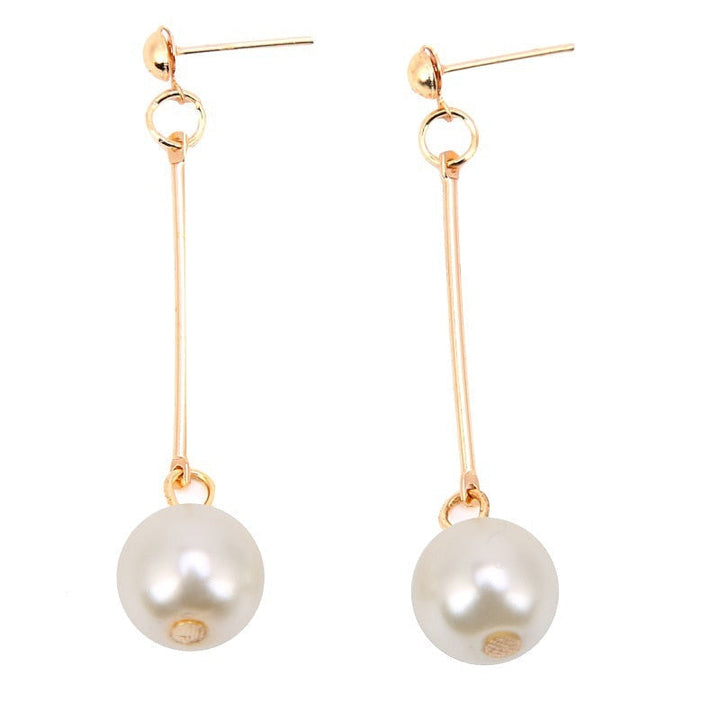 Luxeury Dangling Earrings with Special Hand-Plaid Pearls