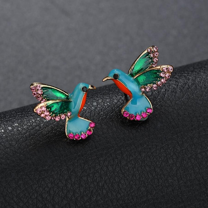 Crysral Hummingbird Earrings