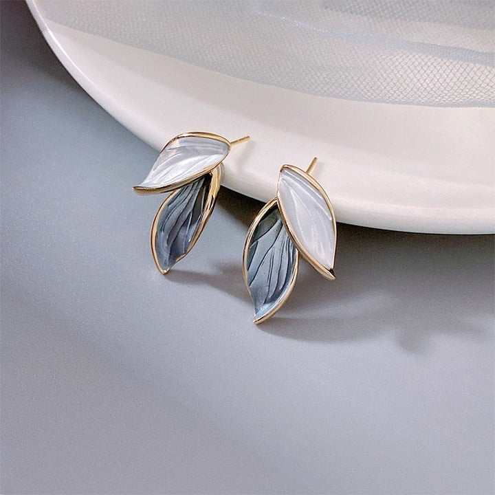 Luxury Hand Painted Enamel Lucky Wings Earings