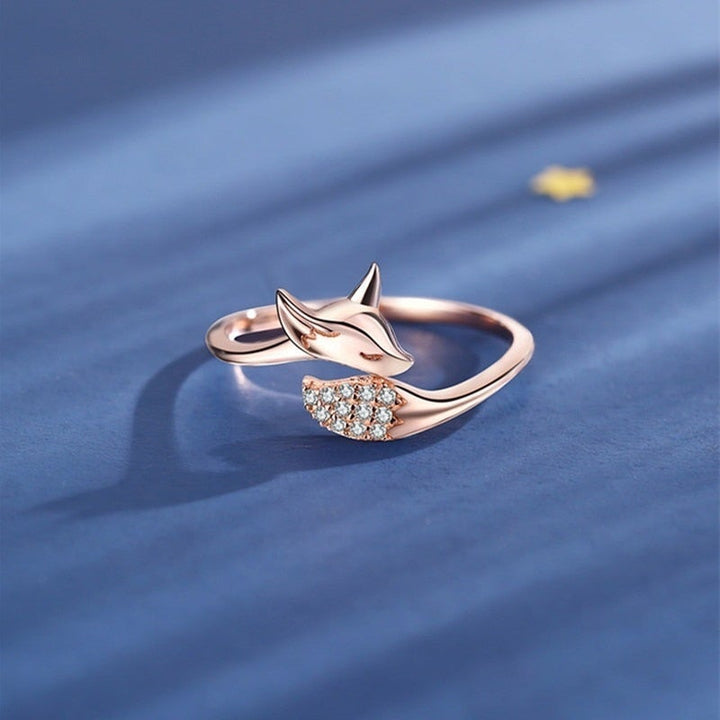 Silver Fox Ring in Rose