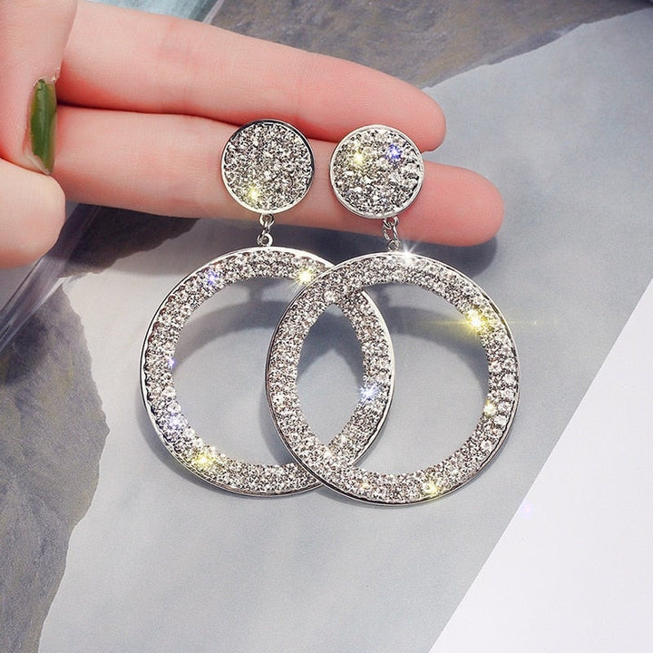 Zirconya Earrings in Gold and Silver