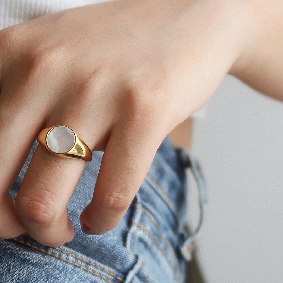 Motherl Pearl Ring
