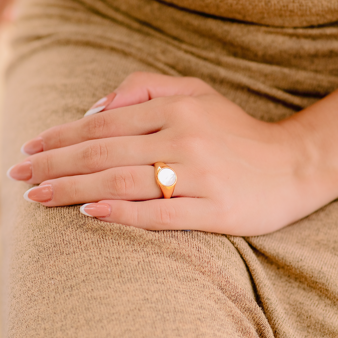 Motherl Pearl Ring