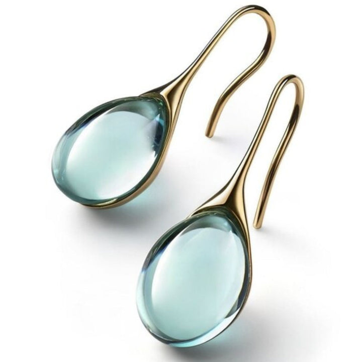 Earrings made of gold and silver jewelry