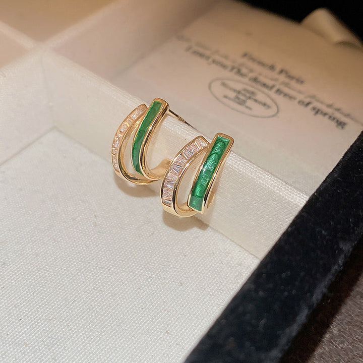 Chloé Feuillange Earrings | Gold
