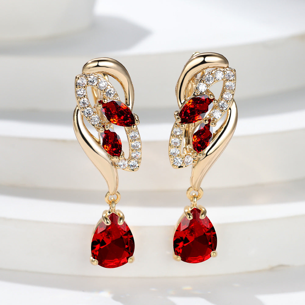 Saphira Cindorelle Earrings | Gold