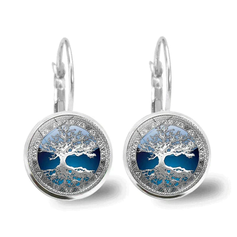 Siver Tree of Life Earrings