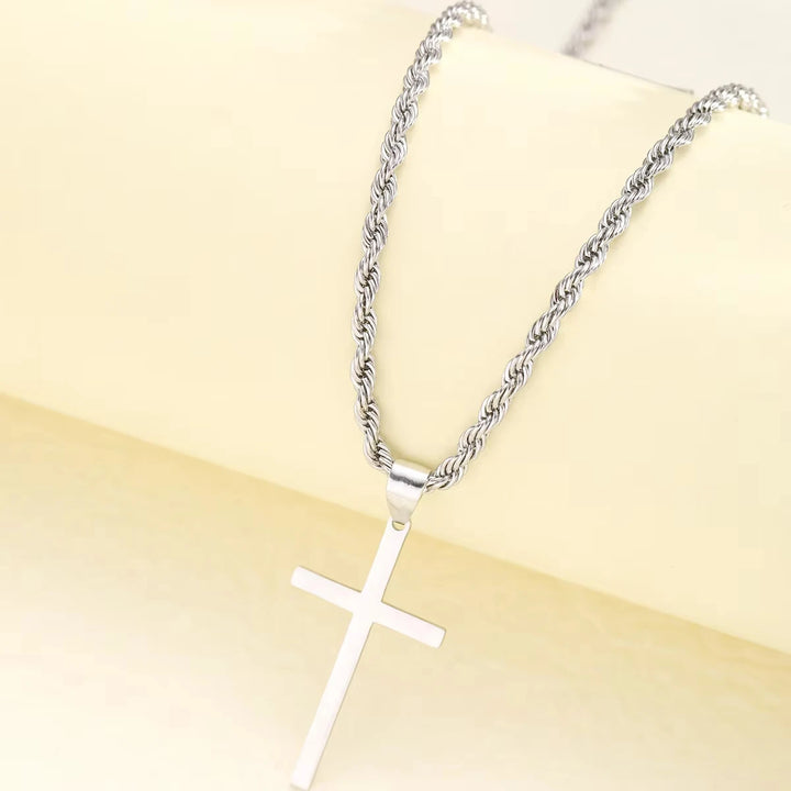 Simple Gold Cross Necklace