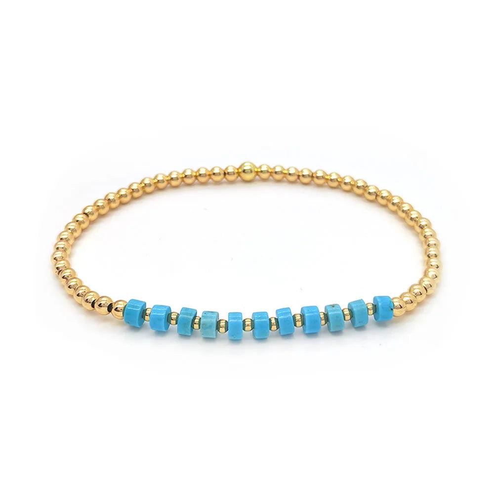 Vintage Turquoise Bead Bracelet