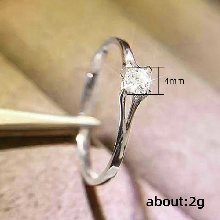 Minimalist Zirconia Ring