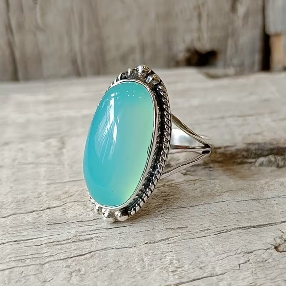 Vintage Sterling Silver Turquoise Ring