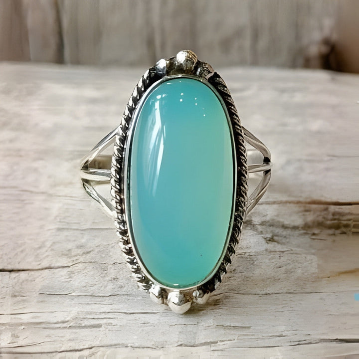 Vintage Sterling Silver Turquoise Ring