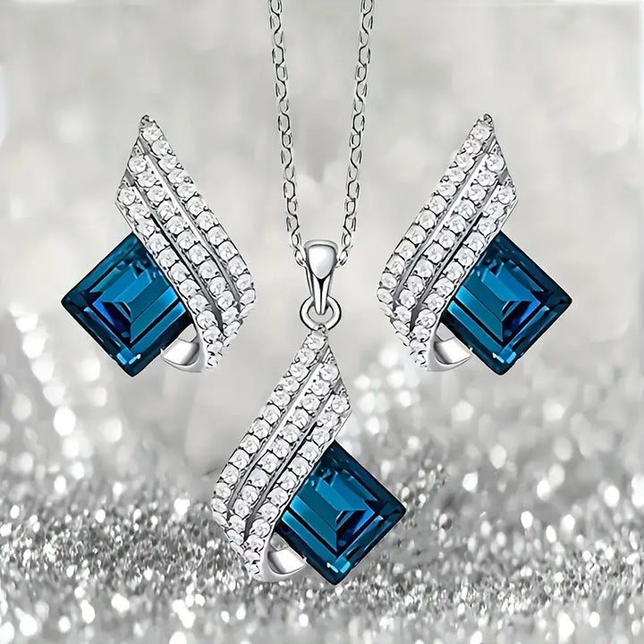 Brienne Solazur Jewelry Set | White Gold