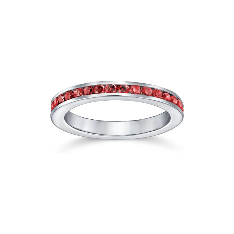 Rubi Eternity Band Ring | White Gold
