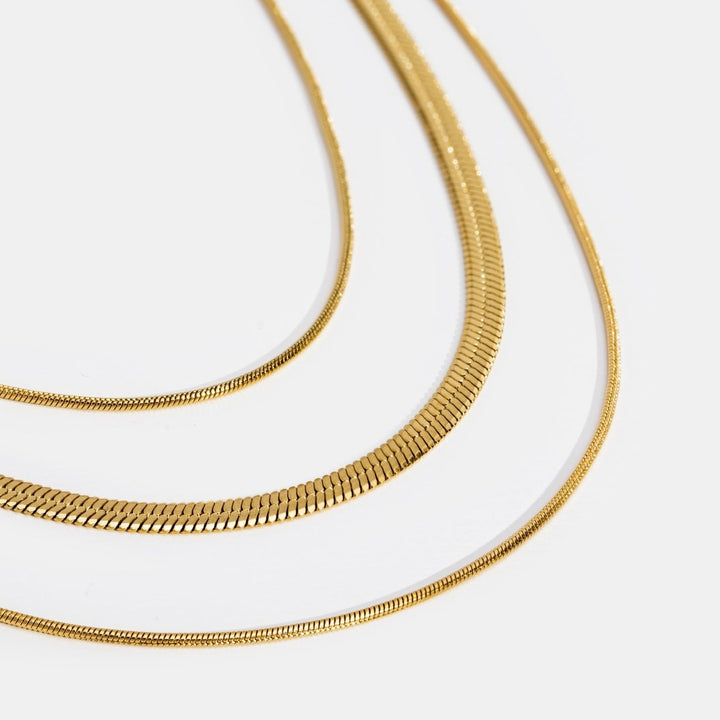 Muli-Layered Gold Necklace