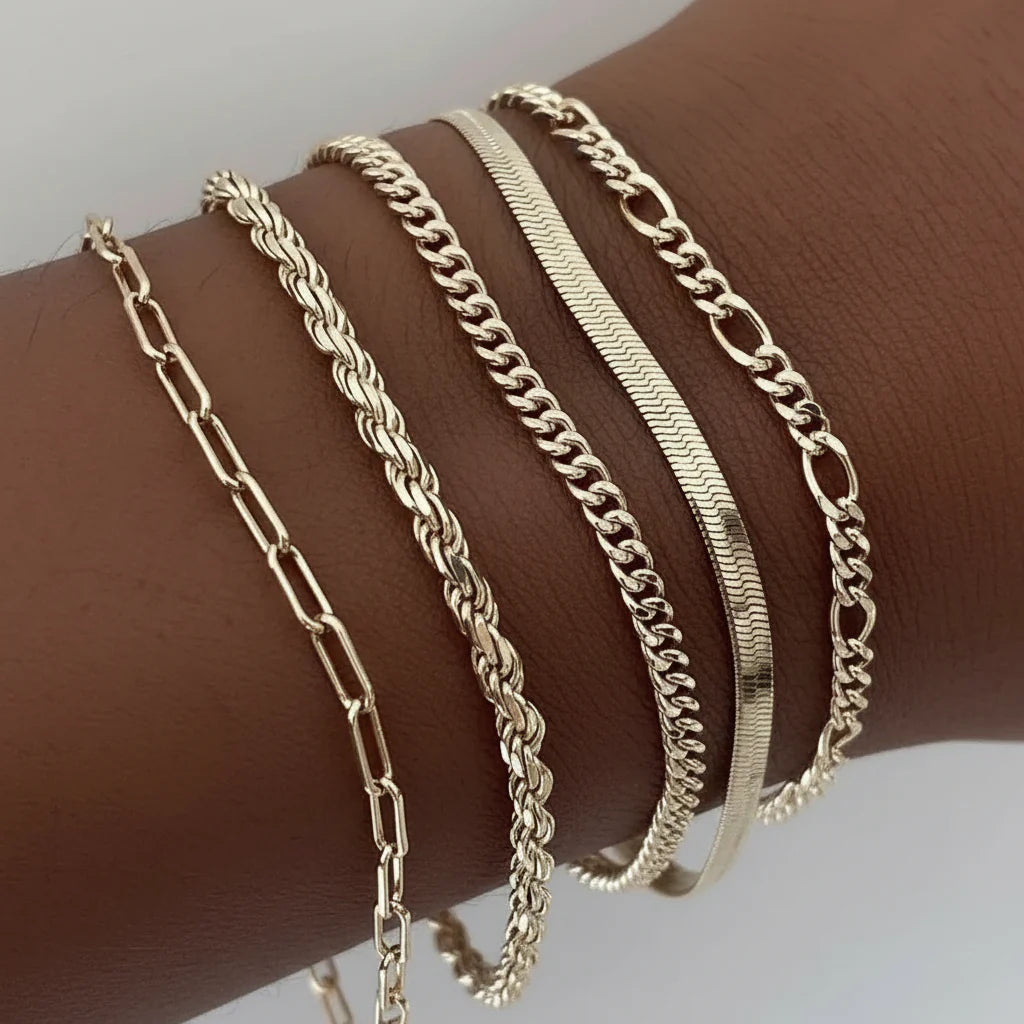 Ellis Renner Bracelet Set | Gold