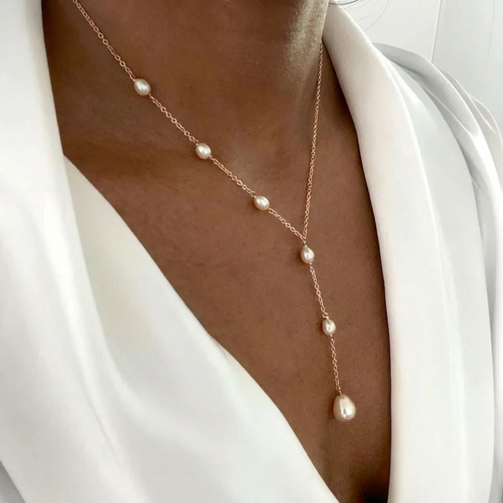 Necklace with Vintage Pendants and Pearls