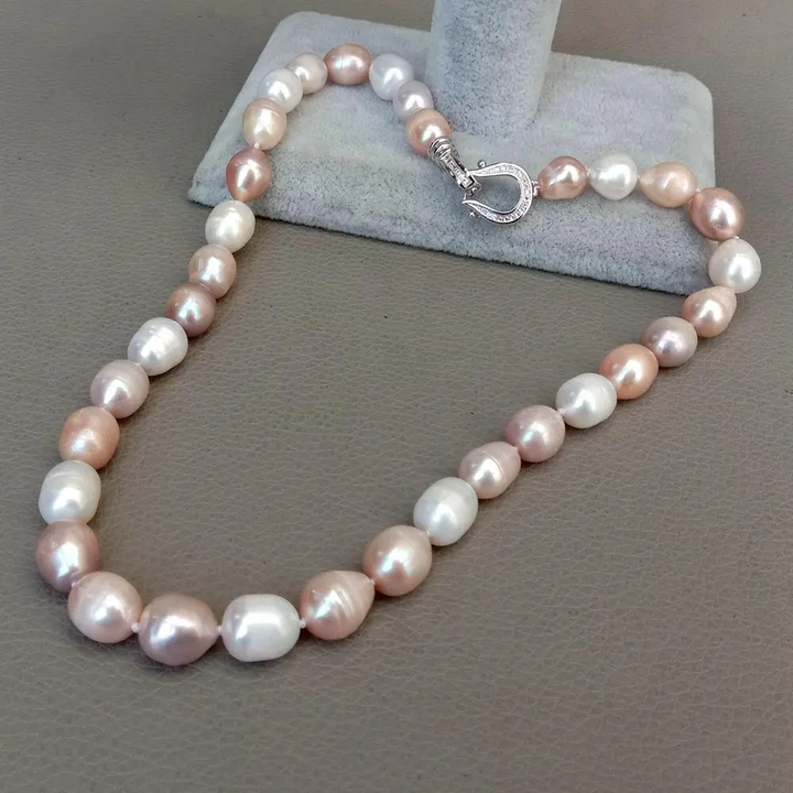Modified title: Coloured Pearle Necklace