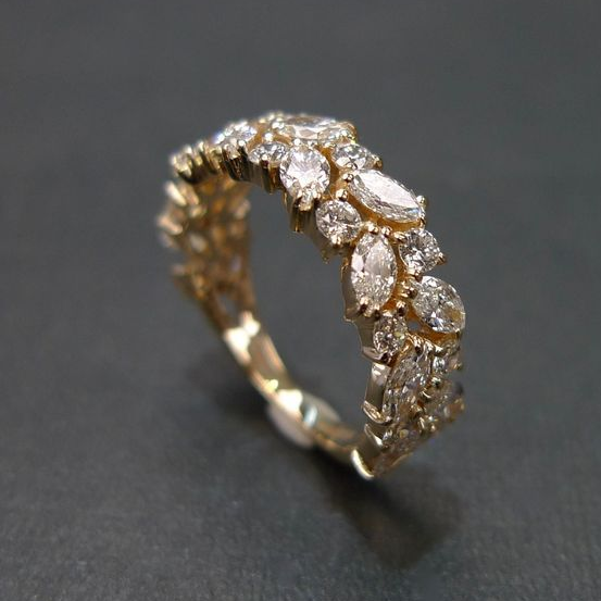 Radiant Vintage Golden Ring