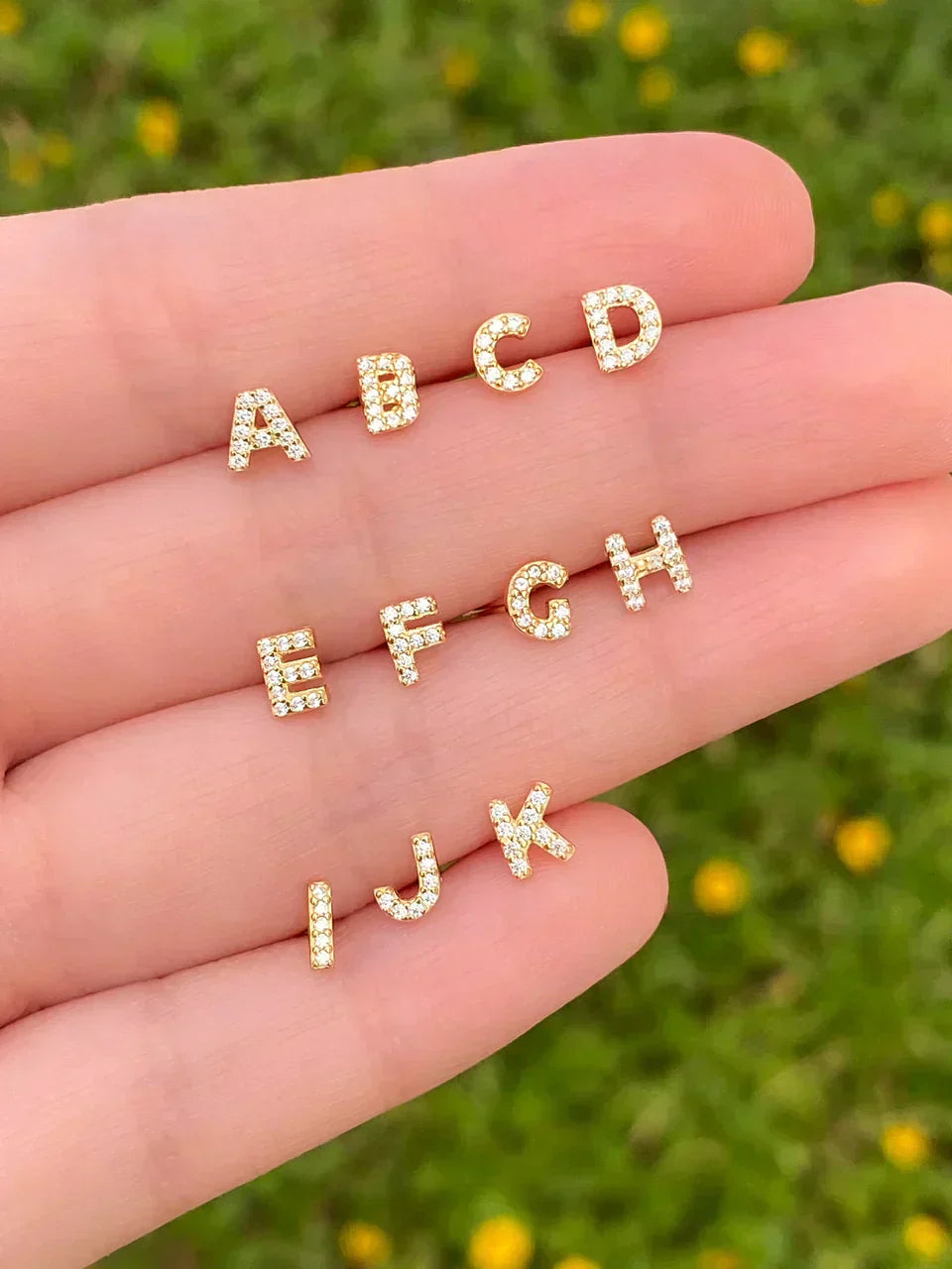 Modified title: Initail Earrings