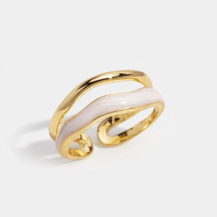 Golden Sahar Ring with Layers