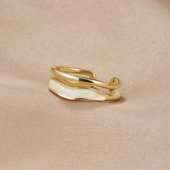 Goldern Sahara Ring with Layers